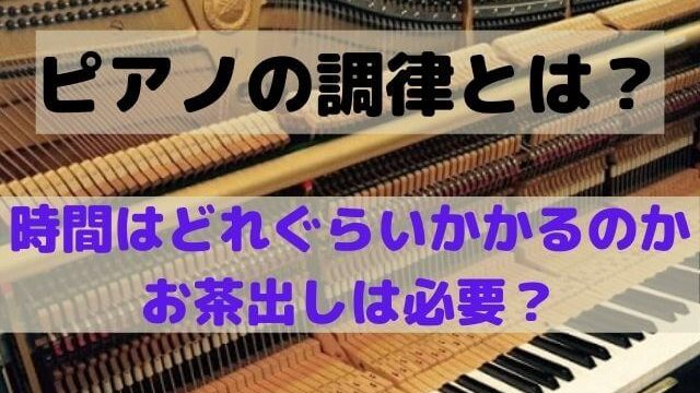 ピアノの調律師の年収はいくら 儲かるの Takahashi Piano Tuning